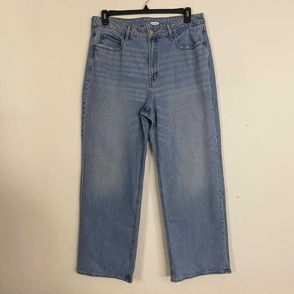 NEW Old Navy Extra High Waist Wide Leg Jeans 16 - Picture 4 of 9